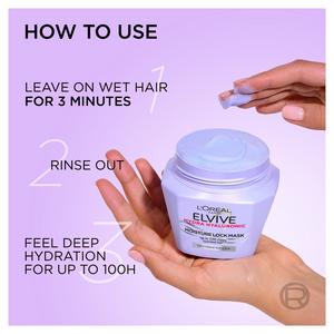 L'Oréal Elvive Hydra Hyaluronic Hair Mask with Hyaluronic Acid for Dry Hair - gallery image 5