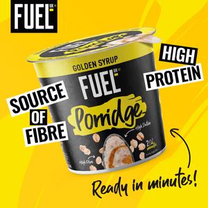 FUEL 10K High Protein Golden Syrup Porridge Oat Cereal Pot 70g - gallery image 2