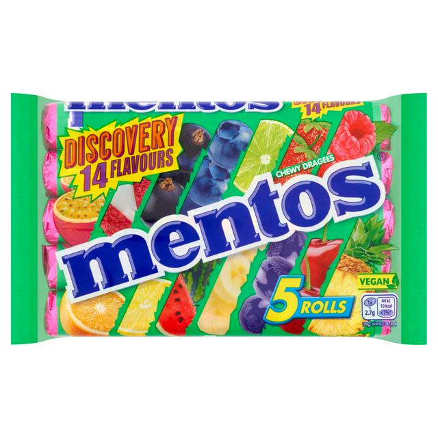 Mentos Discovery Chewy Dragees 5x37.5g