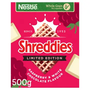 Shreddies Raspberry & White Chocolate Flavour, Limited Edition 500g