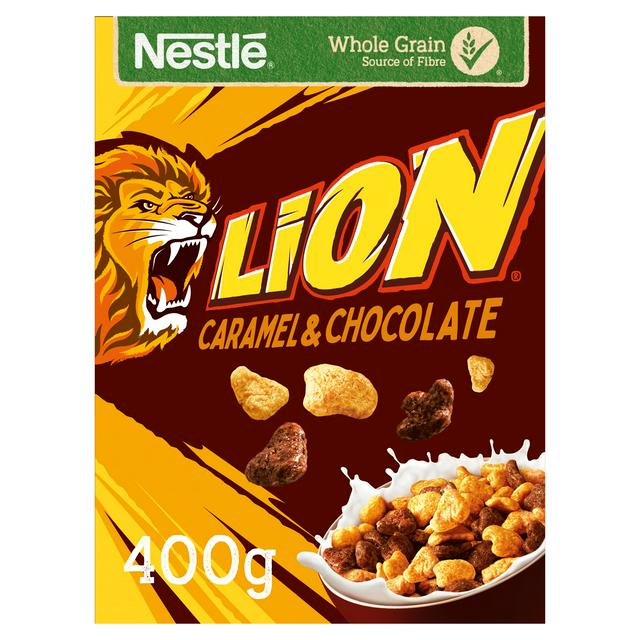 Nestle Lion Caramel and Chocolate Cereal 400g - gallery image 1