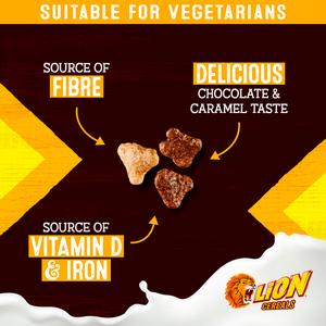 Nestle Lion Caramel and Chocolate Cereal 400g - gallery image 2