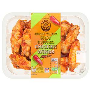 Sainsbury's Hot Buffalo Chicken Wings 525g Sainsbury's