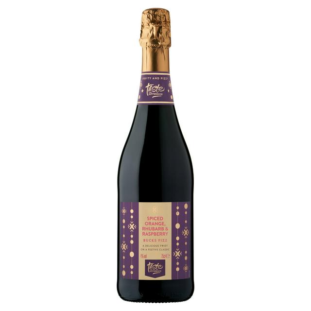 Sainsbury's Spiced Orange, Rhubarb & Raspberry Bucks Fizz Sparkling Wine, Taste the Difference 75cl - gallery image 1
