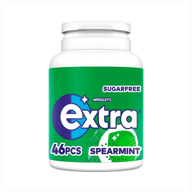 Extra Spearmint Mints Sugarfree Chewing Gum Pieces Bottle x46 - gallery image 1