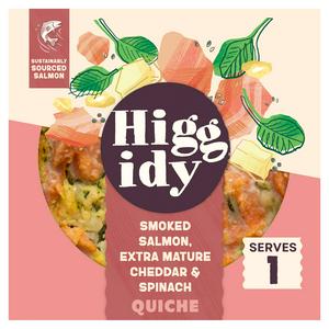 Higgidy Smoked Salmon & Spinach Quiche 155g - video