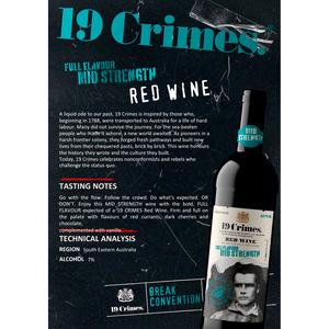 19 Crimes Mid Strength Red Wine 75cl - gallery image 5