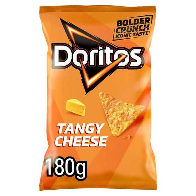 Doritos Tangy Cheese Tortilla Chips Sharing Bag Crisps 180g - gallery image 1