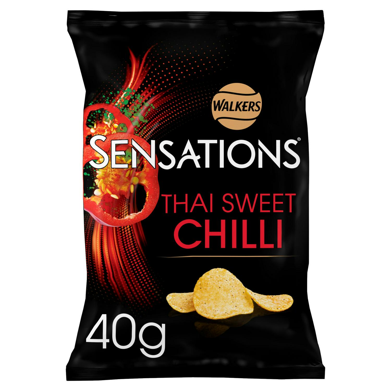 Walkers Sensations Thai Sweet Chilli Grab Bag Crisps 40g