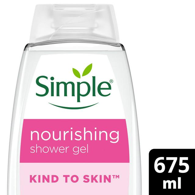 Simple Kind to Skin Shower Cream Nourishing 675ml - gallery image 1