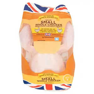 Sainsbury's British Fresh Small Whole Chicken (approx. 1.2kg)