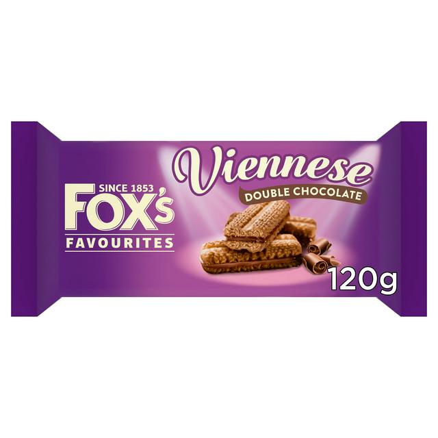 Fox's 120g Biscuits Double Chocolate Viennese - gallery image 1