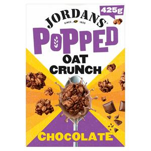 Jordans Popped Oat Crunch Chocolate Breakfast Cereal 425g - video