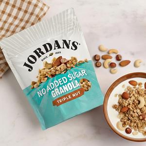 Jordans No Added Sugar Triple Nut Granola Breakfast Cereal 425g - gallery image 2