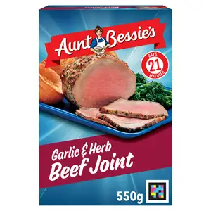 Aunt Bessie's Garlic & Herb Beef Joint 550g