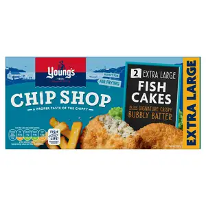 Young's Chip Shop Extra Large Fish Cakes x2 210g