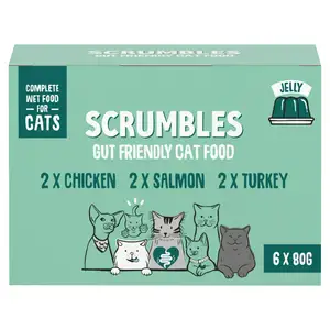 Scrumbles Classic Selection in Jelly Cat Food 6 x 80g