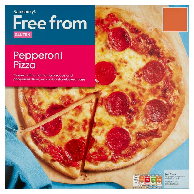 Sainsburys Sainsbury's Free From Pepperoni Pizza 305g