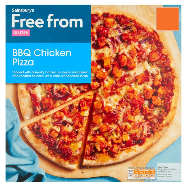 Sainsburys Sainsbury's Free From BBQ Chicken Pizza 302g