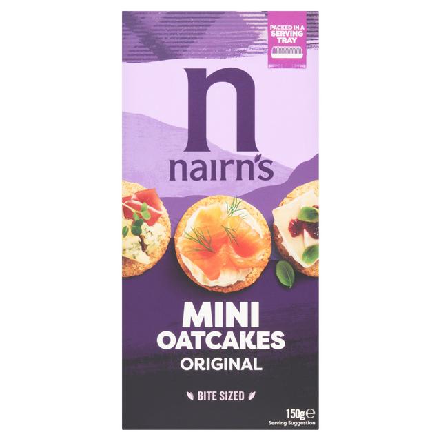 Nairns Mini Plain Oatcakes 150g