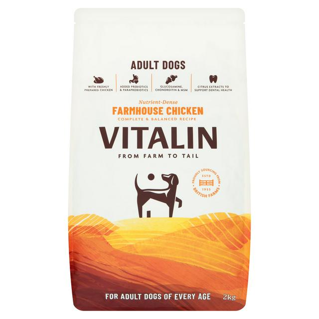Vitalin Adult Dogs Farmhouse Chicken 2kg Sainsbury's - Main Image