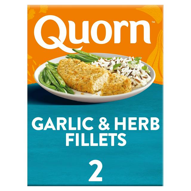 Quorn Garlic & Herb Fillets x2 200g - gallery image 1