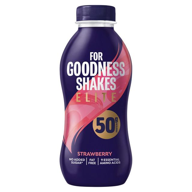 For Goodness Shakes s Protein Strawberry Shake 471ml
