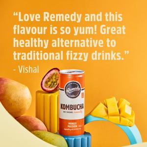Remedy Kombucha Mango Passion 4x300ml - gallery image 3