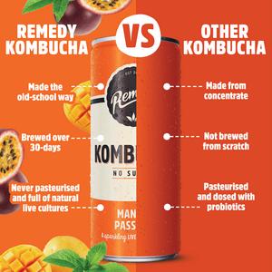 Remedy Kombucha Mango Passion 4x300ml - gallery image 4