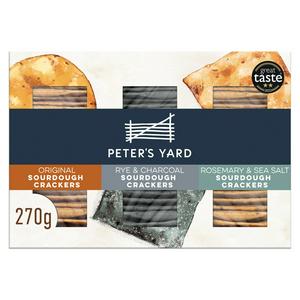 Peter's Yard Sourdough Crackers Selection Box 270g - video