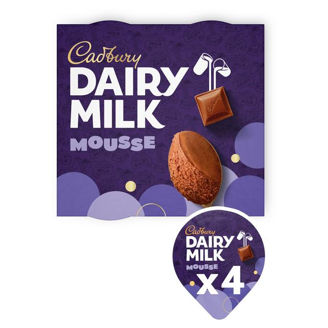 Cadbury Dairy Milk Mousse 4x45g - gallery image 1