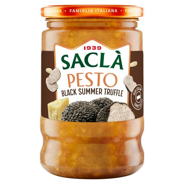 Sacla Black Summer Truffle Pesto 190g - gallery image 1