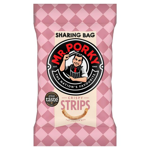 Mr Porky Mr. Porky Sharing Bag Crispy Strips 55g