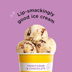 Jude's Honeycomb & Chocolate Ice Cream 460ml - gallery image 2