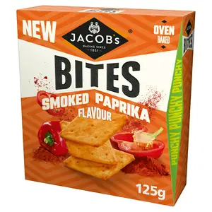 Jacob's Smoked Paprika Flavour Bites 125g