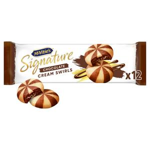 McVitie's Signature Chocolate Cream Swirls Biscuits 142g - video