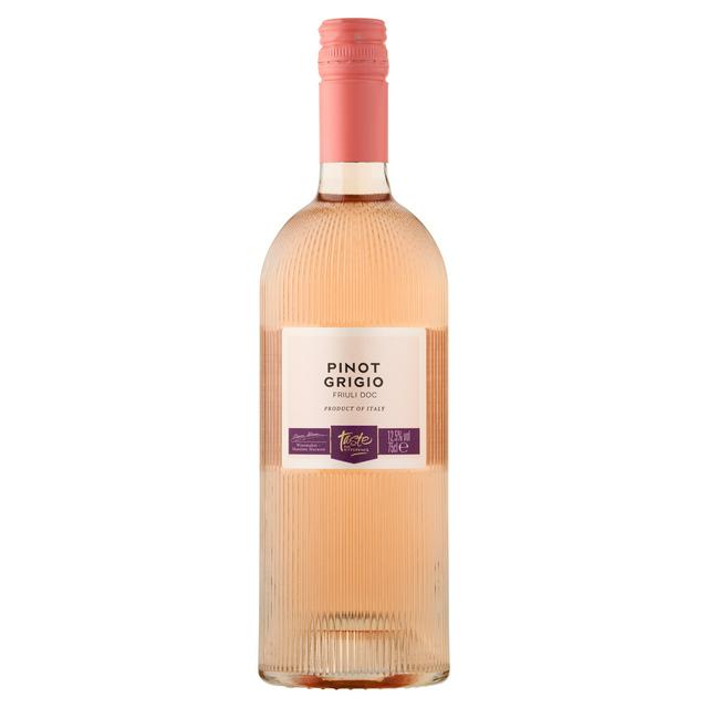 Taste the Difference Sainsbury Pinot Grigio Rose Wine, Taste the Difference 75cl