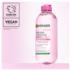 Garnier Micellar Water Facial Cleanser for Sensitive Skin 200ml - gallery image 5