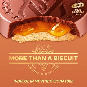 McVitie's Signature Caramel Chocolate Rounds Biscuits 109g - gallery image 3