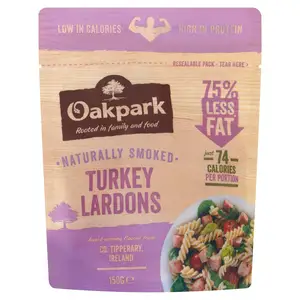 Oakpark Naturally Smoked Turkey Lardons 150g