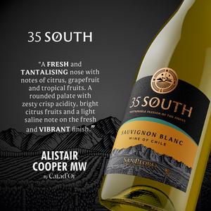 San Pedro 35 South Sauvignon Blanc White Wine 75cl - gallery image 2