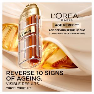 L'Oreal Paris Age Perfect Le Duo Age Defying Serum, Collagen Peptide Booster & Vitamins B3 & C 30ml - gallery image 3