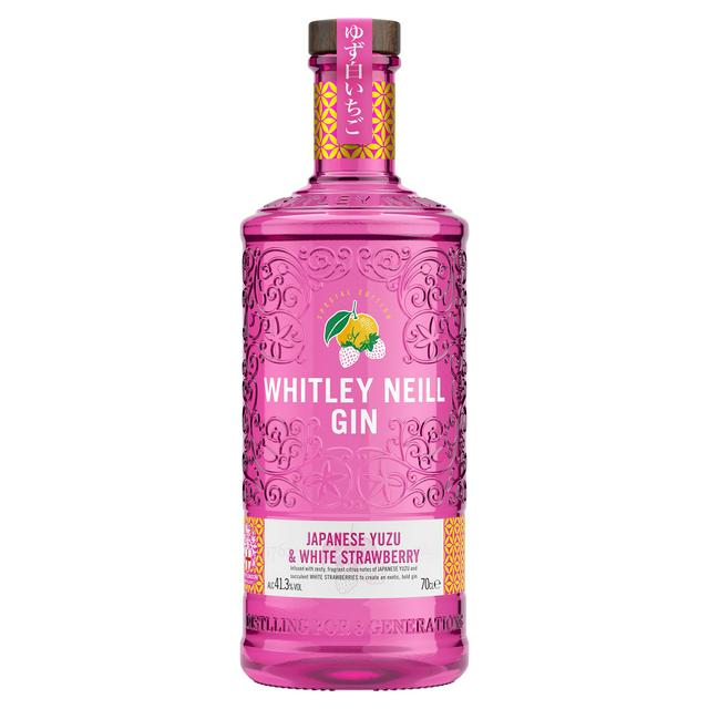 Whitley Neill Gin Japanese Yuzu & White Strawberry 70cl - gallery image 1