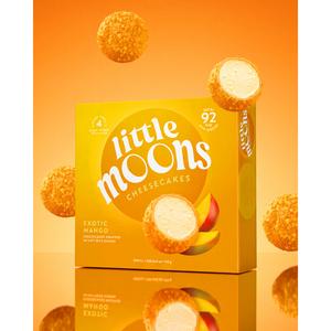 Little Moons Caramelised Biscuit & White Chocolate Cheesecakes 4x30g - gallery image 3