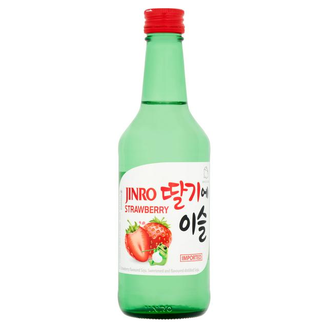 Jinro Strawberry Flavoured Soju 350ml - gallery image 1
