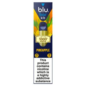 blu Bar Pod kit Pineapple Vape Device 20mg/ml - video