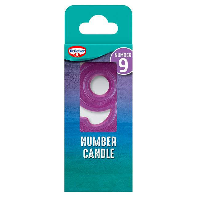 Dr. Oetker Number 9 Candle - gallery image 1