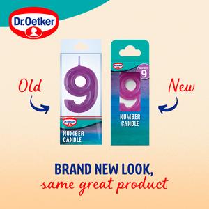 Dr. Oetker Number 9 Candle - gallery image 2