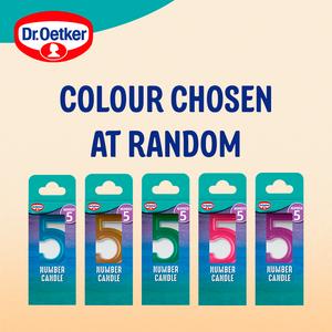 Dr. Oetker Number 5 Candle - gallery image 3