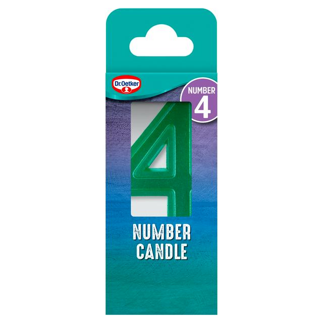 Dr. Oetker Number 4 Candle - gallery image 1